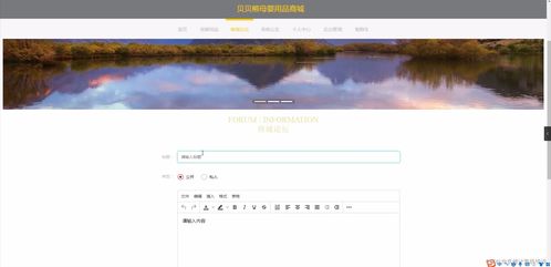 SpringBoot貝貝熊母嬰用品商城系統設計與實現